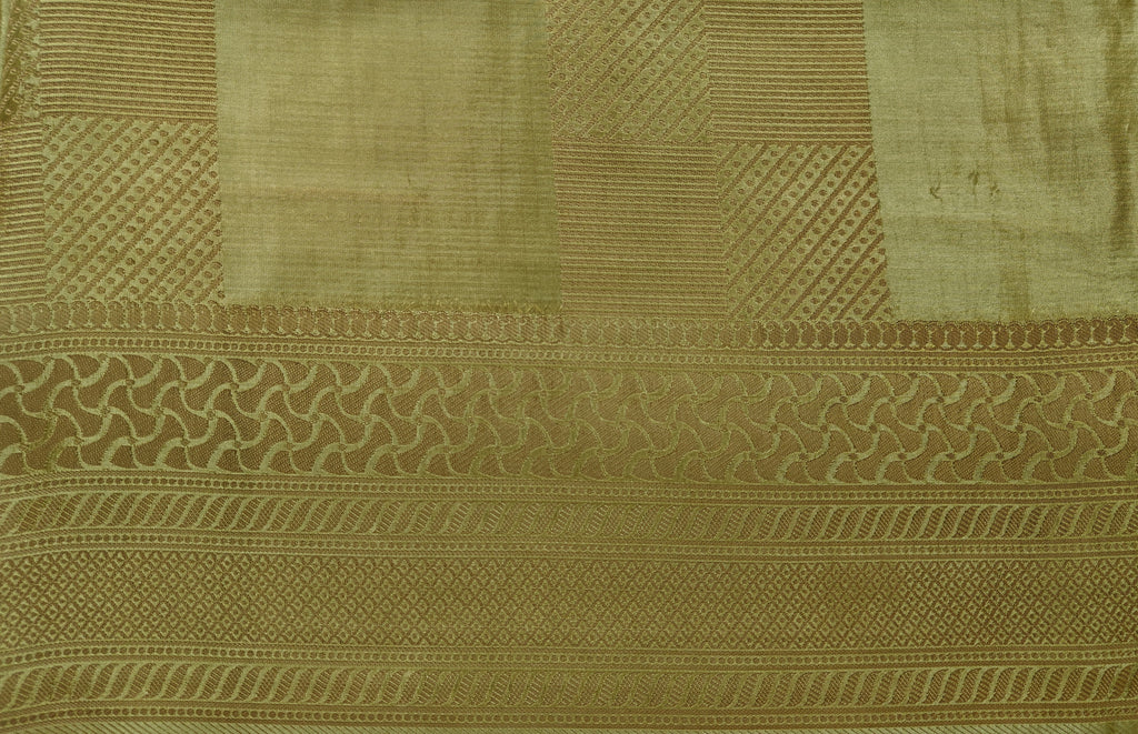 Neon Parrot Green Shimmery Saree