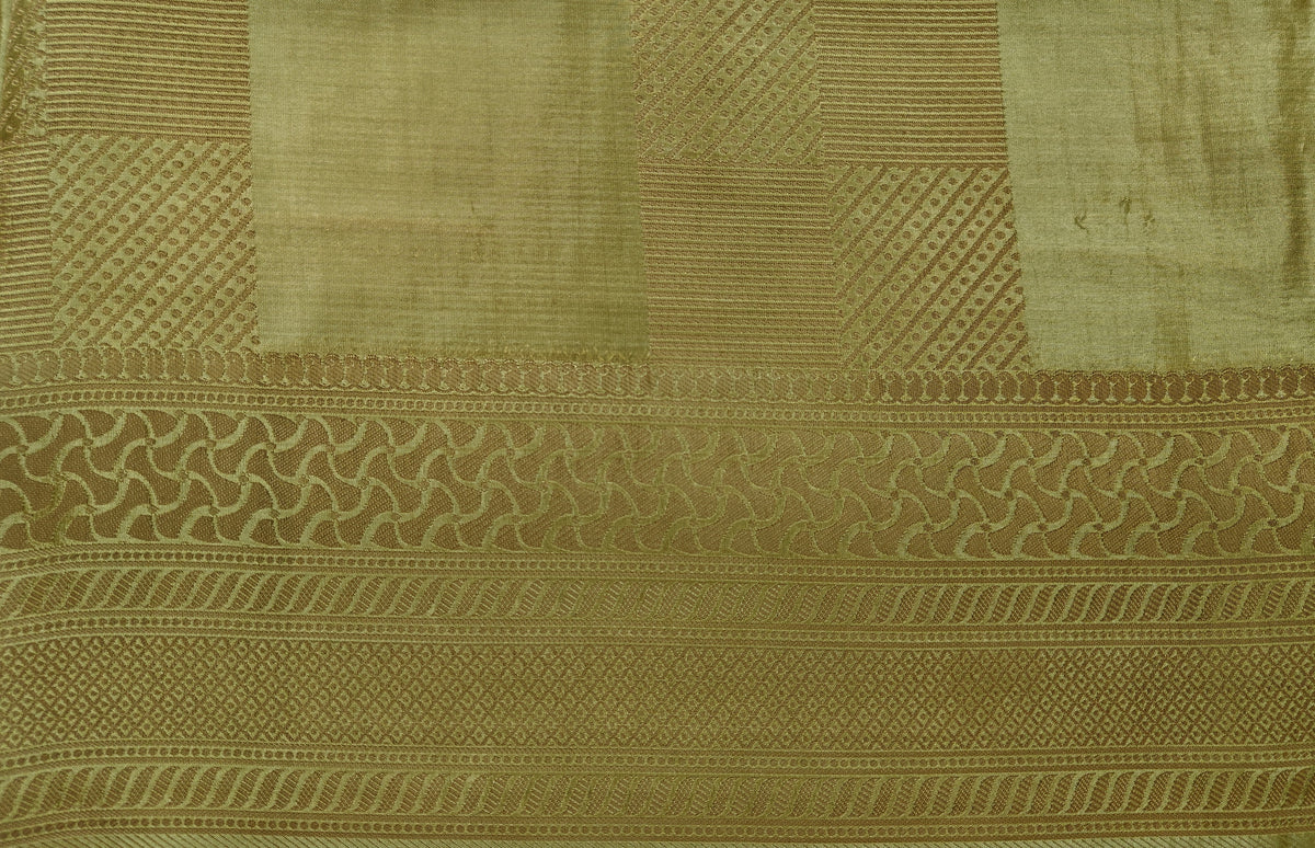 Neon Parrot Green Shimmery Saree