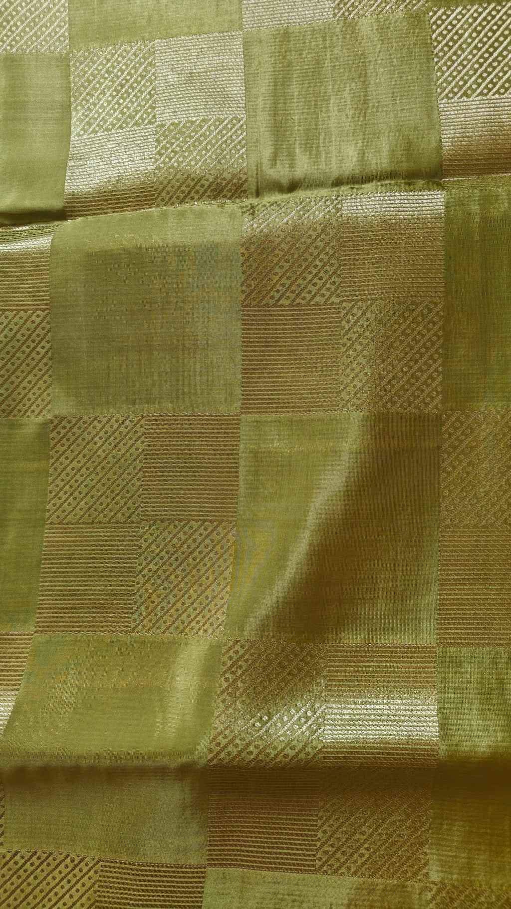 Neon Parrot Green Shimmery Saree