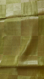 Neon Parrot Green Shimmery Saree