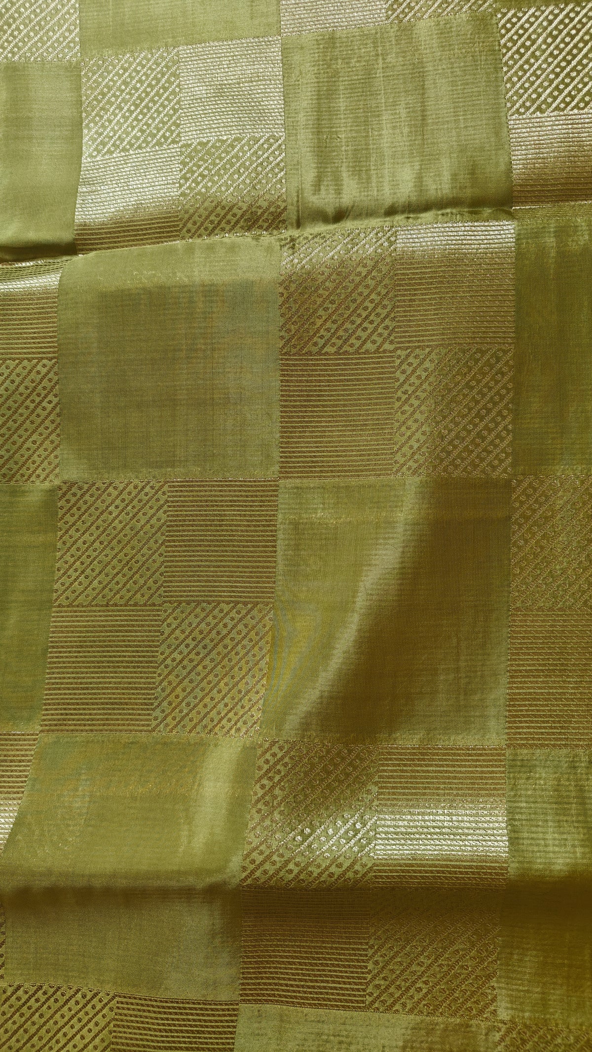 Neon Parrot Green Shimmery Saree