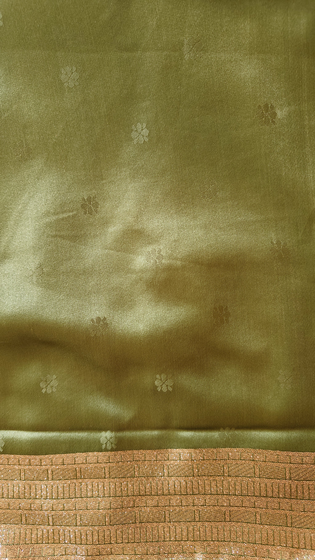Pastel green Banarasi Silk