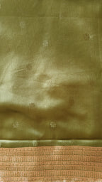 Pastel green Banarasi Silk