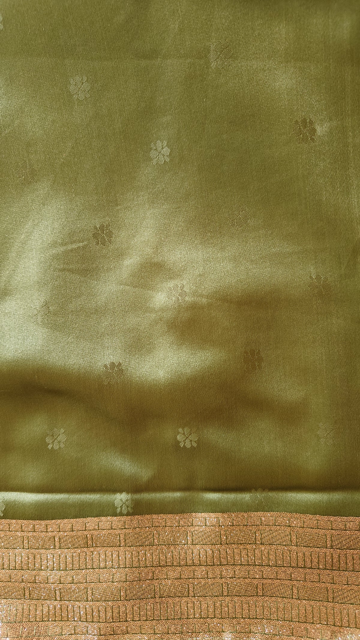 Pastel green Banarasi Silk