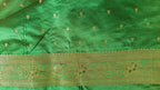 Dark Green Banarasi Silk