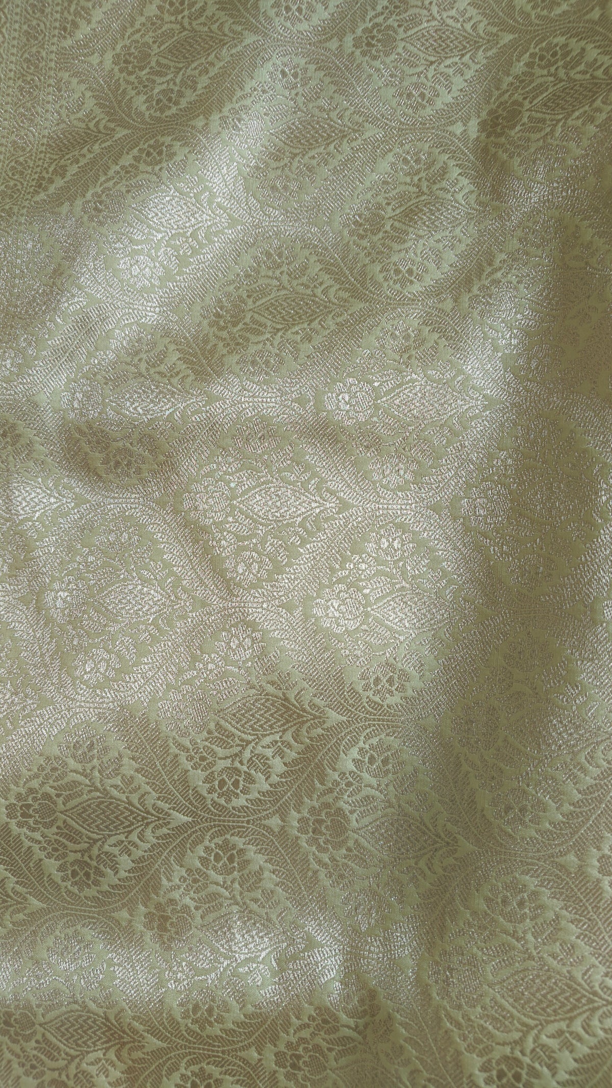 Pastel Green Tanchoi Silk Saree