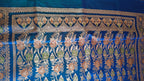 Royal Blue Katan Meenakari Jaal