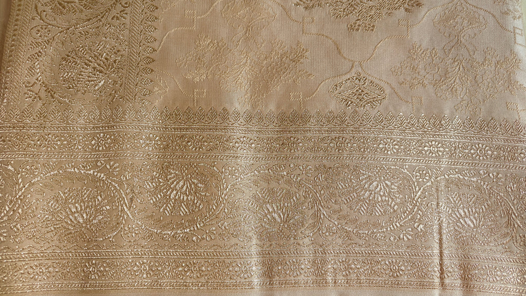 Golden Tanchoi Silk Saree