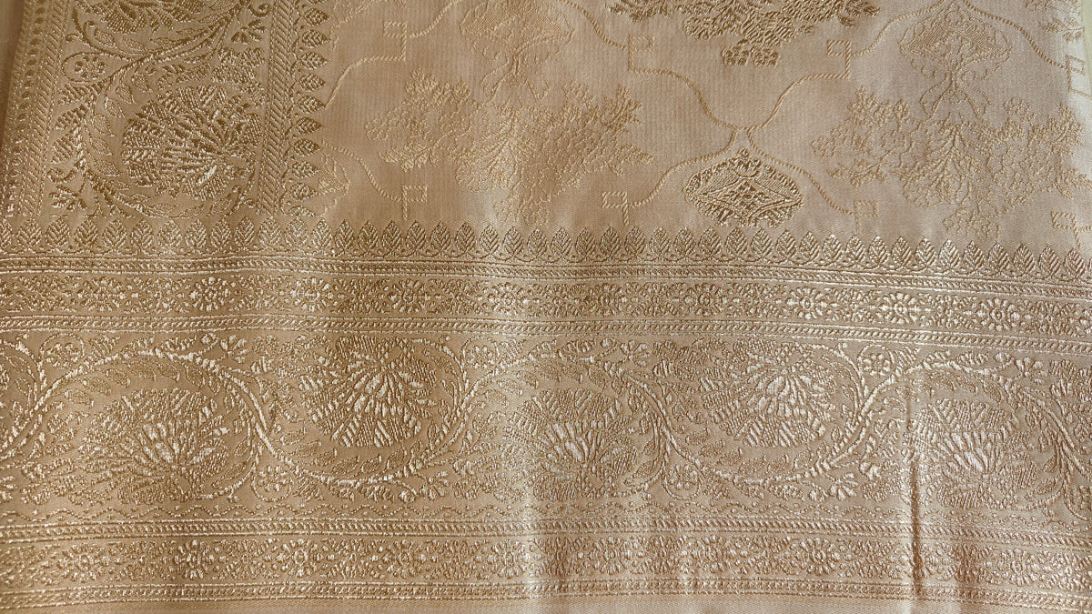Golden Tanchoi Silk Saree