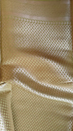 Parrot yellow Banarasi Jaal Saree