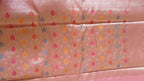 Pastel Pink Cotton Meenakari Jaal Saree