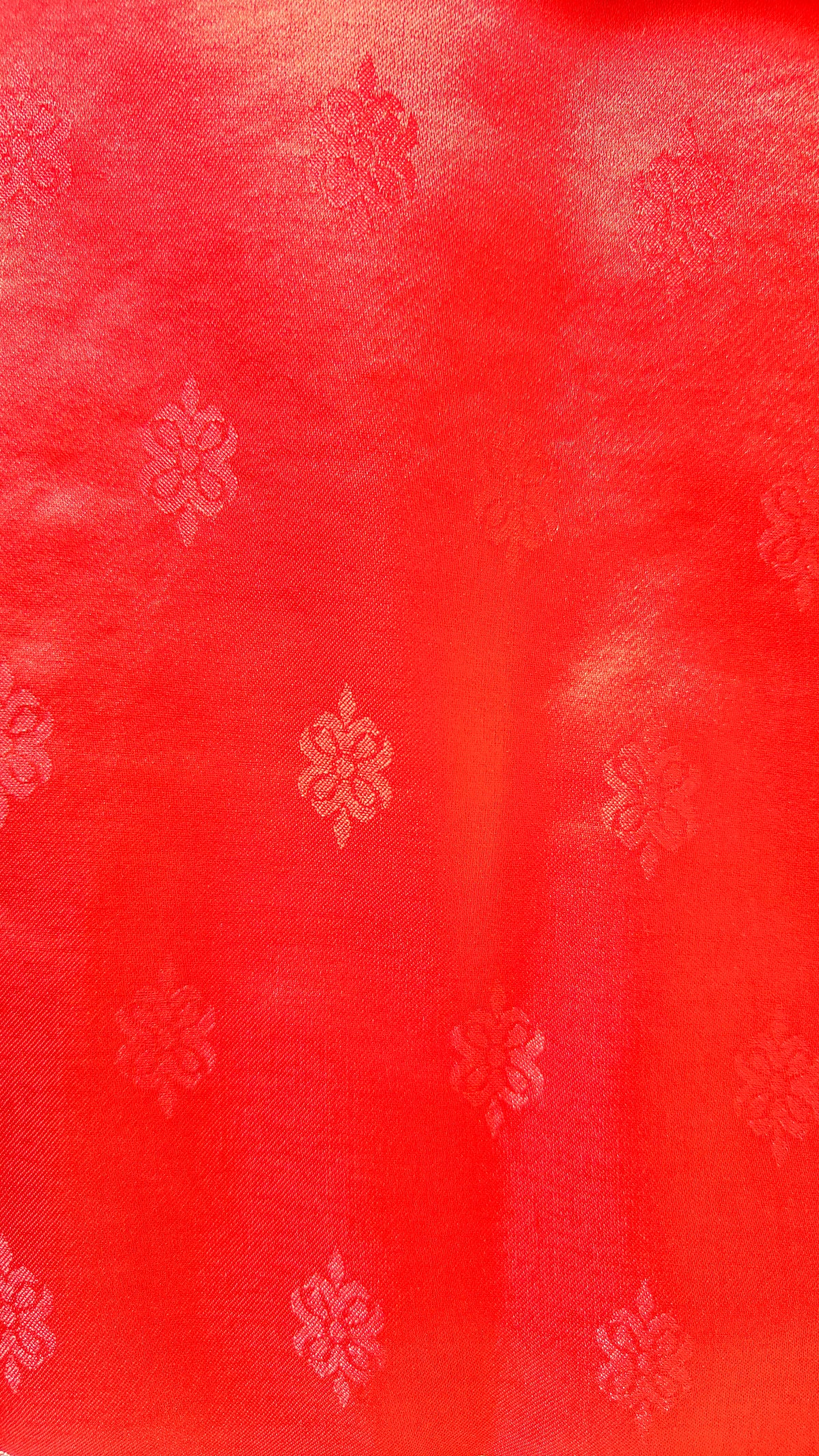 Red Banarasi Silk Tanchoi Saree