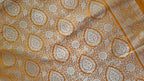 Mustard Silk Meenakari Saree