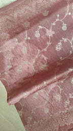 Onion Pink Butter Crepe Saree