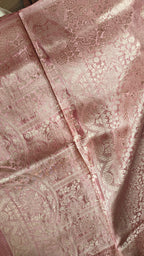 Onion Pink Butter Crepe Saree