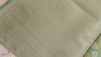 Green Kota Cotton Zari Saree