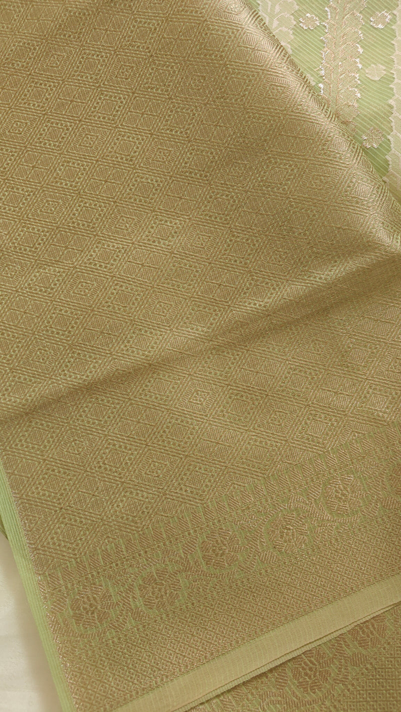 Parrot Kota Cotton Saree