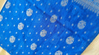 Navy Blue Georgette Saree