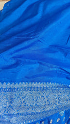 Navy Blue Georgette Saree