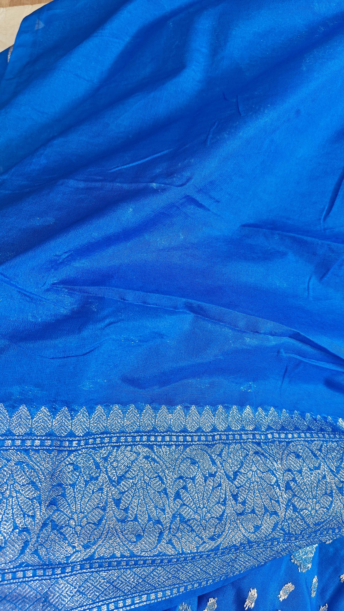 Navy Blue Georgette Saree