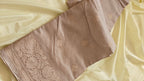 Beige Cotton Saree Booti