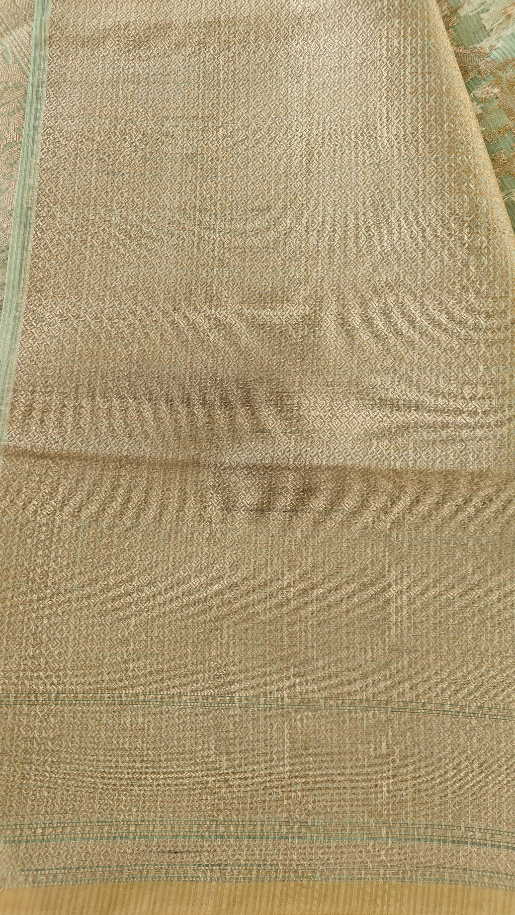 Light Green Kota Cotton Saree
