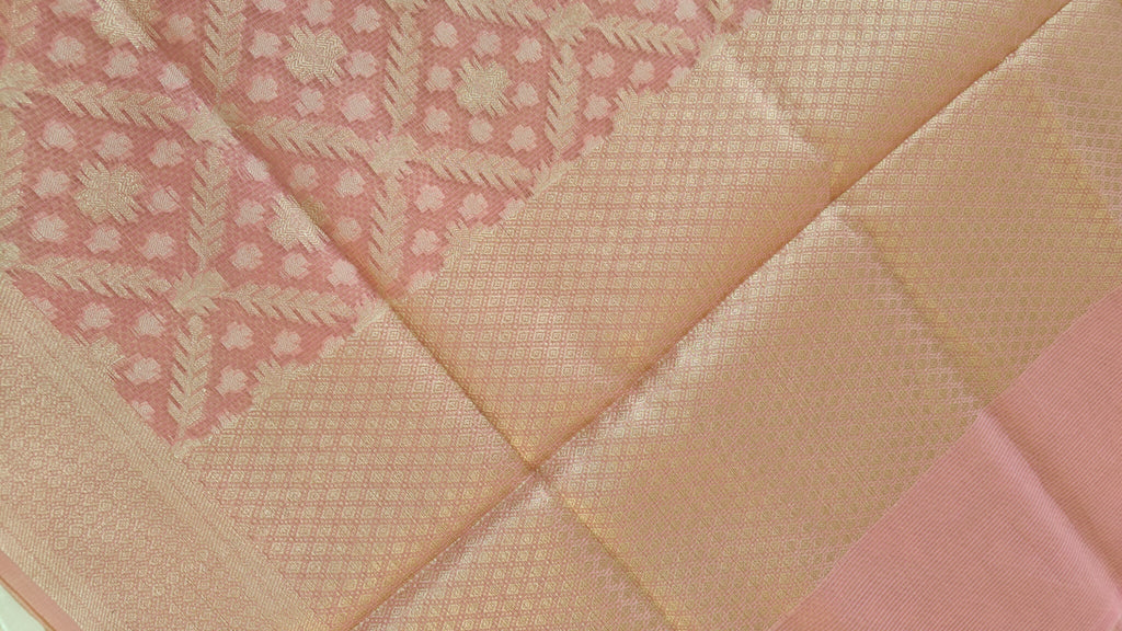 Pink Kota Cotton Saree