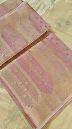 Light Pink Pastel Organza Saree