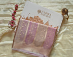 Light Pink Pastel Organza Saree
