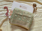 Light Green Kota Cotton Saree
