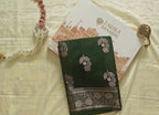 Dark Green Banarasi Silk Saree