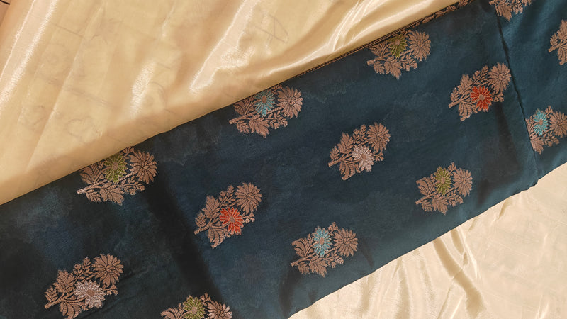 Peacock Banarasi Meenakari Saree