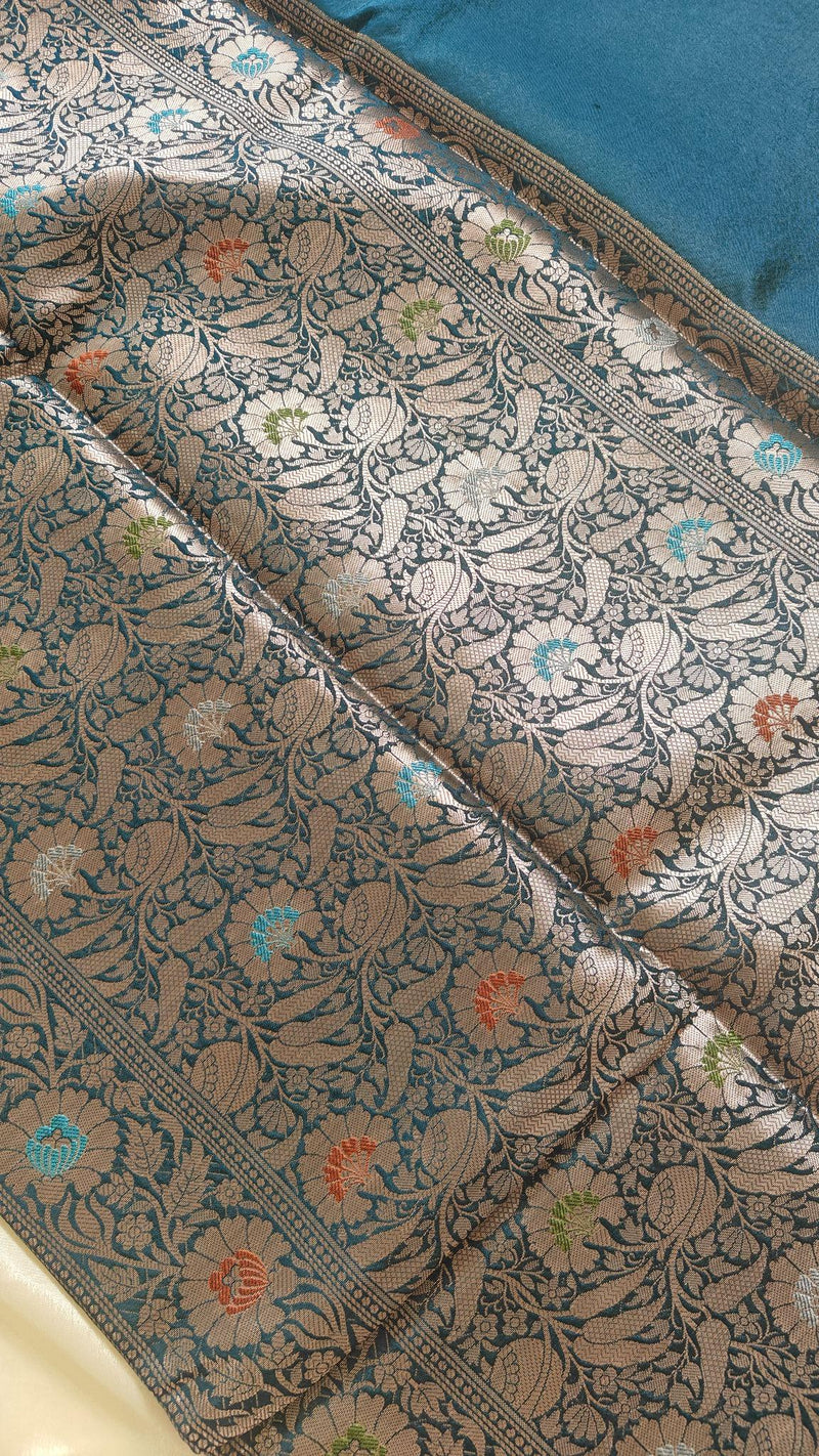Peacock Banarasi Meenakari Saree