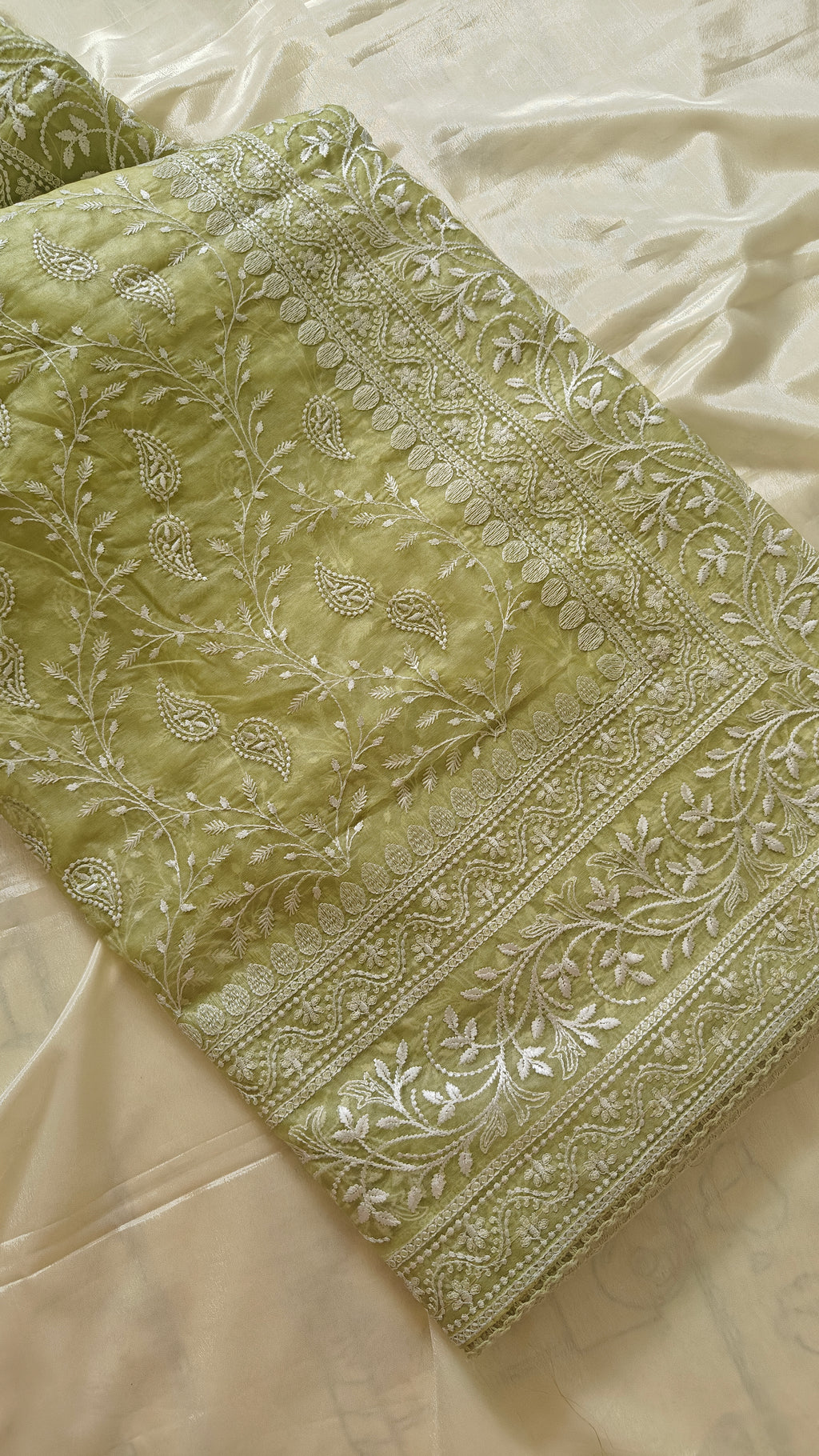 Parrot Thread Organza