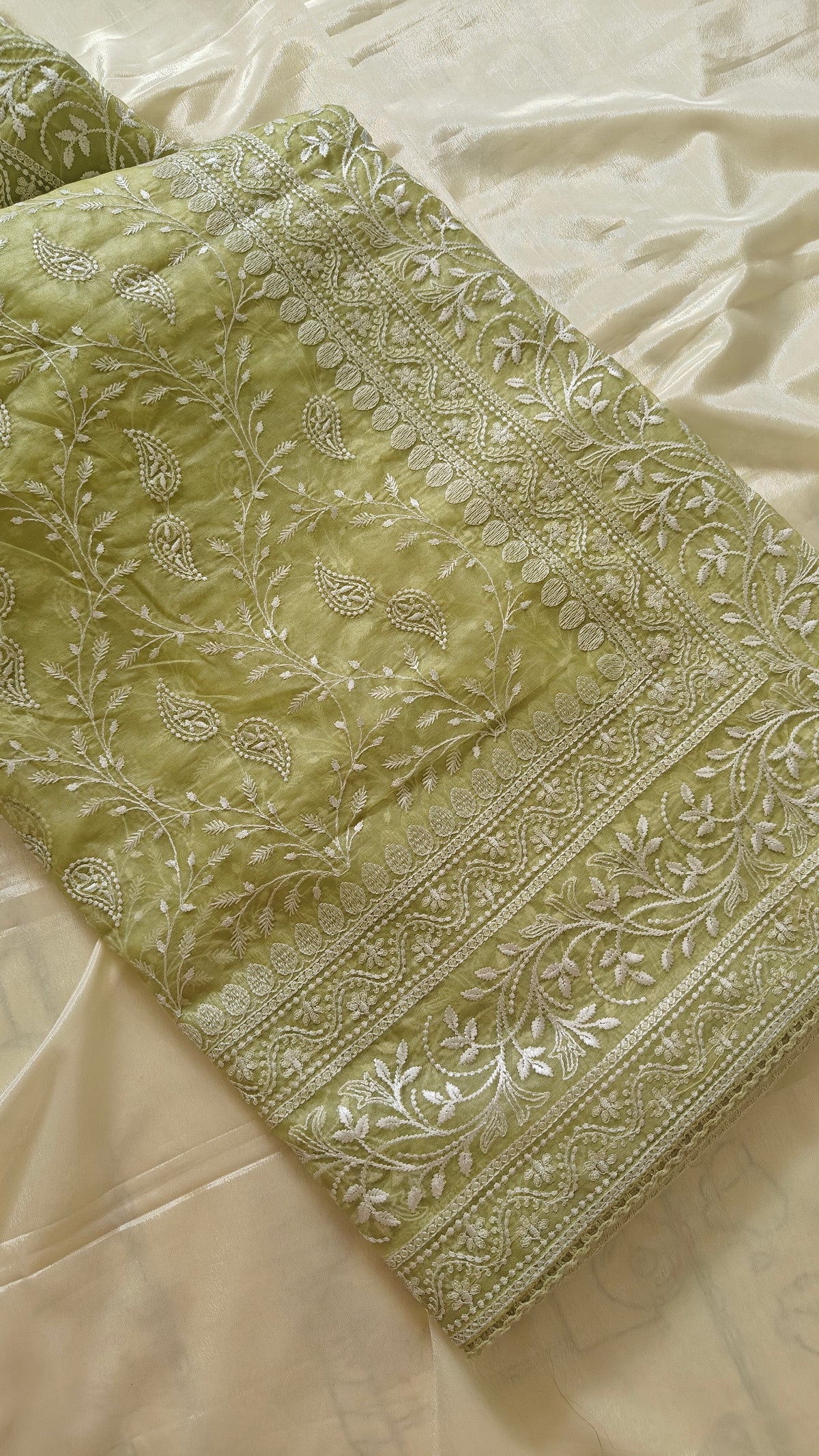 Parrot Thread Organza
