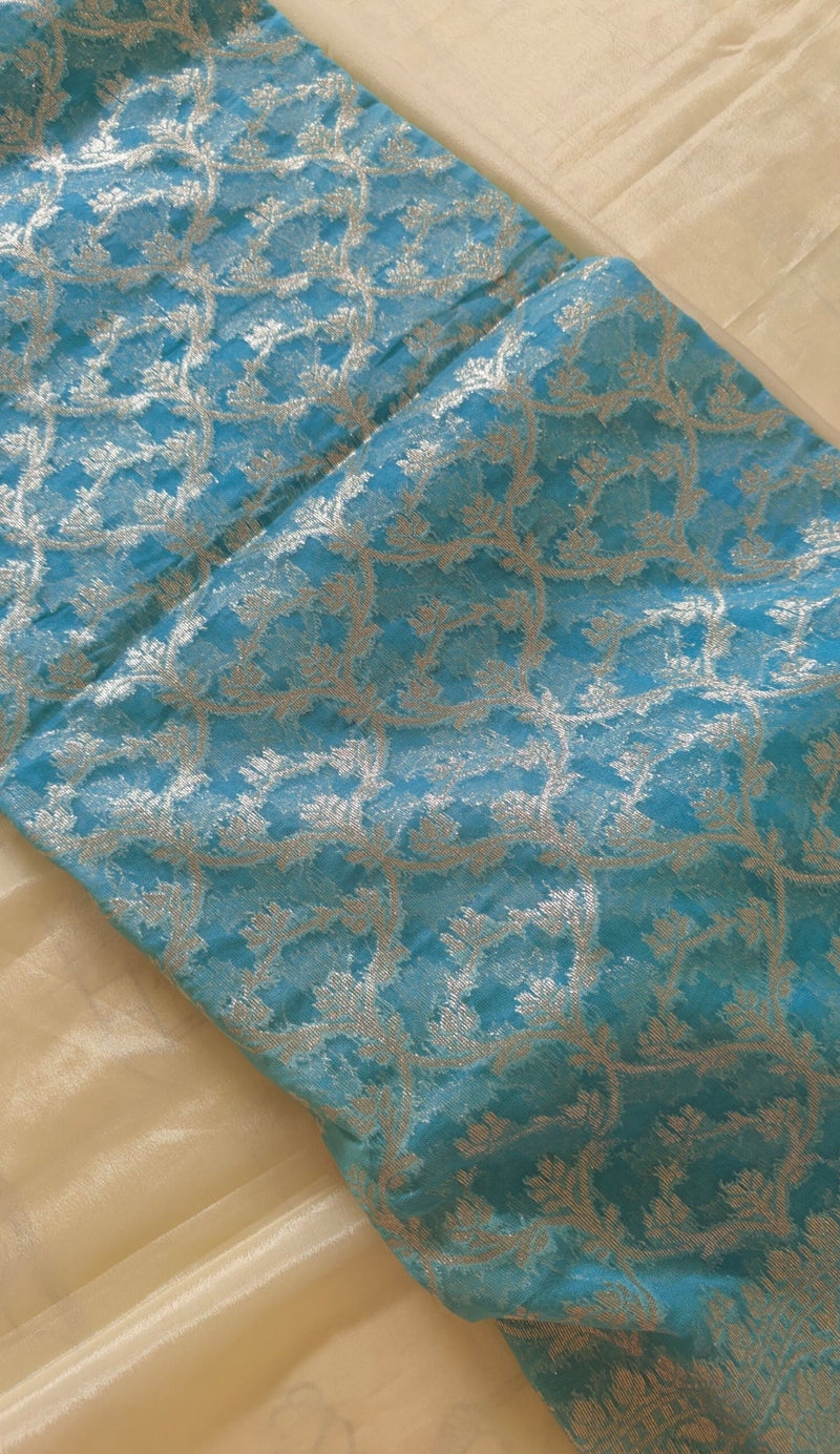 Sky Blue Georgette Saree