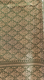Dark Green Banarasi Silk Saree