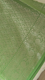 Green Georgette Banarasi Saree