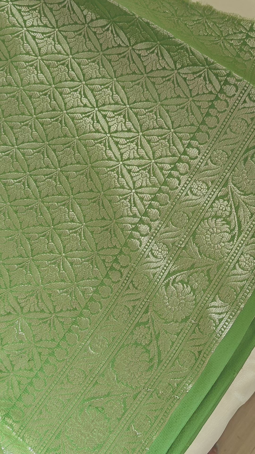 Green Georgette Banarasi Saree
