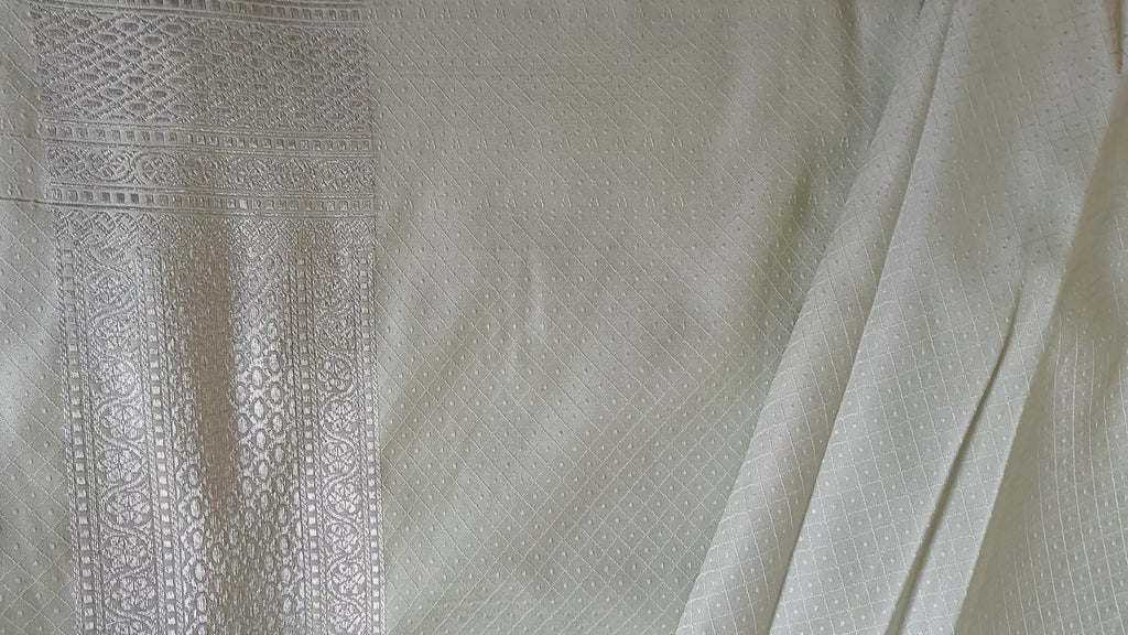 Pastel Green Tanchoi Silk Saree