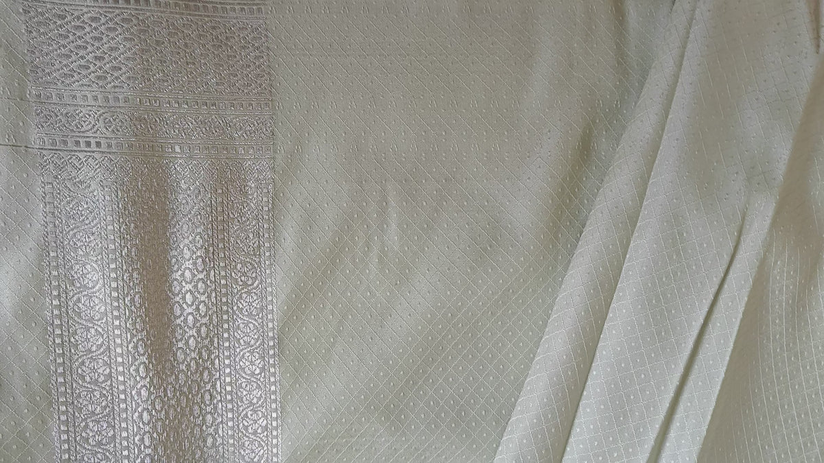 Pastel Green Tanchoi Silk Saree