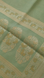 Sea Green Kota Cotton Saree