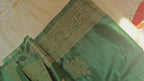 Dark Green Banarasi Silk