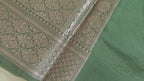 Dark Green Banarasi Silk Saree