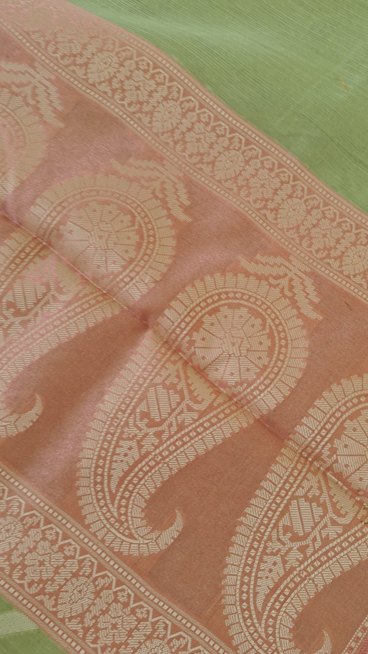Parrot Cotton Thread work Saree