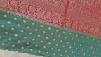 Green Red Georgette Booti Saree