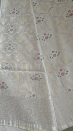 Pastel Meenakaari Tanchoi Silk Saree